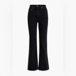 Ganni Betzy High Rise Black Flared Jeans Size 31 Photo 7