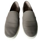 Vince . Womens Slip on Sneakers Perforated Blair Loafer Gray Shoes Size 8.5 Photo 3