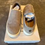 Steve Madden Gray Suede Slip Ons Photo 2