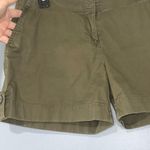 Austin Clothing Co Army Green Olive Modest Cotton Chino Shorts Pockets Size 8 Photo 2