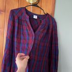 CAbi  Caroling Button Down Top in Joyful Plaid- Size Medium Photo 4