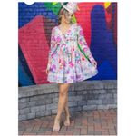 Dream Catcher Jenna Mix Flower dress XL/42 NWT Pink Photo 1