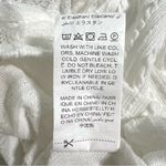 White Puff Sleeve Lace Trim Crop Top Sz Small Tie Front Size M Photo 4