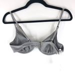 ANDIE  Swim Sicily Bikini Top Underwire Glitter Metallic Silver S Photo 1