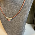 Handmade Pink Sparkle Pendant White Fresh Water Pearl Choker Set / Vintage Ring Photo 5