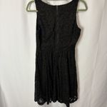 Soprano  Juniors Small Lace Fit & Flare Dress Black Sparkle Sleeveless Hoco Dance Photo 7