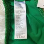 Good American  Sparkle Good Waist Cheeky Bikini Bottom Summer green size 7 Photo 7