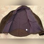 Nau Womens Jacket Softshell Brown Full Zip Fleece Lined‎ Size S Photo 2