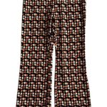 Pink Lily  Large (Runs small) Floral Ruffled Flare Overalls Photo 4