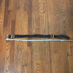 Vintage Escada Suede Belt Gold Hardware women’s 36 Black Photo 5