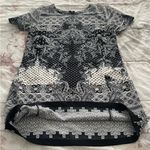 Abercrombie & Fitch Y2K gray abstract floral shift mini dress pockets, size M Photo 5