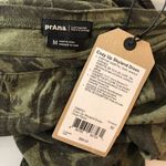 prAna  Cozy Up Skyland Dress Maxi Drop Waist Boat Neck Cargo Palms Olive Green M Photo 5