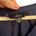 Ellos Dark Blue/Grey Dolan Short Sleeve Plus Size Roung Neck Shirt Size 2X Photo 1