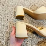 Nordstrom NEW Loredo Heeled Sandal In Ivory Vanilla  Rack Size 10 Photo 6