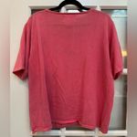 Sag Harbor Vintage  Dark Pink Embroidered Rose Floral Top Blouse Women’s Size XL Photo 5