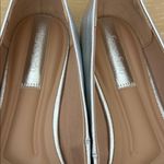 Franco Sarto  Vana Ballet Flat, Silver, Size 9 Wide, NWT Floor sample Photo 8