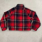 American Eagle  Outfitters Quilted Lined Jacket Women M Red Plaid Cropped Full ZI Photo 5