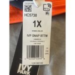 Adidas + Ivy Park Womens Plus Sz 1X Swim Bottom Solar Neon Orange Bikini Snap Photo 8