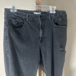 Good American  Black Distressed Jeans Women’s Size 16 Photo 3