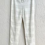 J. McLaughlin NWT  Mesa Side Zip Crochet Lace Pants White Women's Size 2 Photo 0