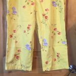 Urban Outfitters DAVID N SPORT 2-Pocket Yellow🌸 Crppd Pants EUC 14 Photo 2