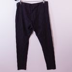 Johnny Was Floral Flower Eyelet Mid Rise Skinny Ankle Crop Pull On Pants Blue L Photo 2