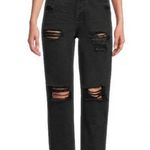 No Boundaries NOBO high rise waist straight relaxed fit distressed jeans junior’s Size 9 Photo 0
