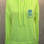 SoulCycle Neon Green Hamptons Skull Logo Hoodie Photo 0