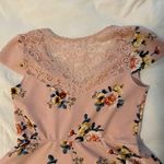 Three Pink Hearts Floral Dress Photo 1
