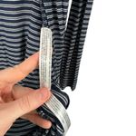 Soma Cool Nights Navy Blue Striped Robe Cardigan Open Front Womens Large Photo 3