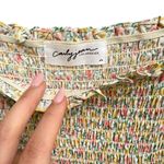 Carly Jean Los Angeles Floral Tiered Puff Sleeve Maxi Dress By Size Medium Photo 4