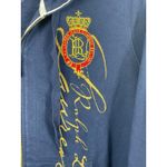 Ralph Lauren  Jeans Company XL Navy Blue Full Zip Hoodie Sweatshirt Crest Logo Photo 4