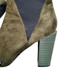 Cape Robbin  Green Suede Bemice Booties Photo 1