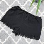 Forever 21 Black Scallop Comfy Lounge Short Photo 1