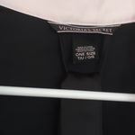 Victoria's Secret  Black Satin Kimono SIZE OS Photo 2