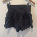 Aerie Offline Black Crisscross Waist S Athletic Shorts Size M Photo 0