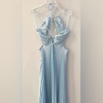 ALC Frank A.L.C Moira Satin Pleated Maxi Dress 2 Photo 7