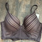 True&Co Charcoal She Walks in Beauty + Light Bra Women's Size 36 C New With Tags Brown Photo 7