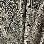 Norma Kamali Button down shirt dress in snake print 2023 stretch retro chic LG Photo 11