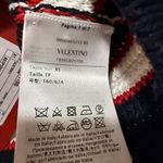 Valentino Garavani Valentino Striped Mini Skirt in Navy, Red, and White Photo 6