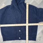 House Of Harlow 1960 Shimmer Sparkle Cardigan Sweater Set Navy Blue XL Chunky Photo 12