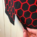 Connected Apparel  Red Black Geometric Sleeveless Sheath Dress Women Size 12 #‎ Photo 11