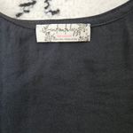 Free People  Blouson Brami Black‎ Satin Crop Top Women's XS Photo 8