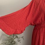 Mittoshop -Apricot Lane Boutique Rayon Dress. Size Medium Burnt Orange Photo 3