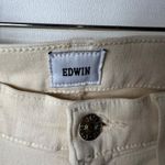 Edwin cream color cut off jeans women’s size 25 Photo 5