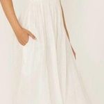 Free People NWOT  sweet nothings midi dress in marshmallow white sz S Photo 0