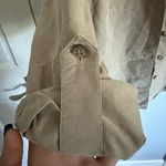 Women’s Tan Long Sleeve Shacket Size L Photo 1