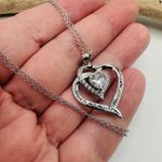 Mom Necklace "Always My Mother Forever My Friend", Sterling Silver Photo 1