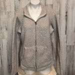 Natural Reflections  Women Sz XL, Fleece Zip Up  Jacket Beige Oatmeal Photo 0
