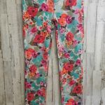 Aeropostale Aero Floral Ultra Skinny Blue Jeans Ashley Pants 4 Photo 0